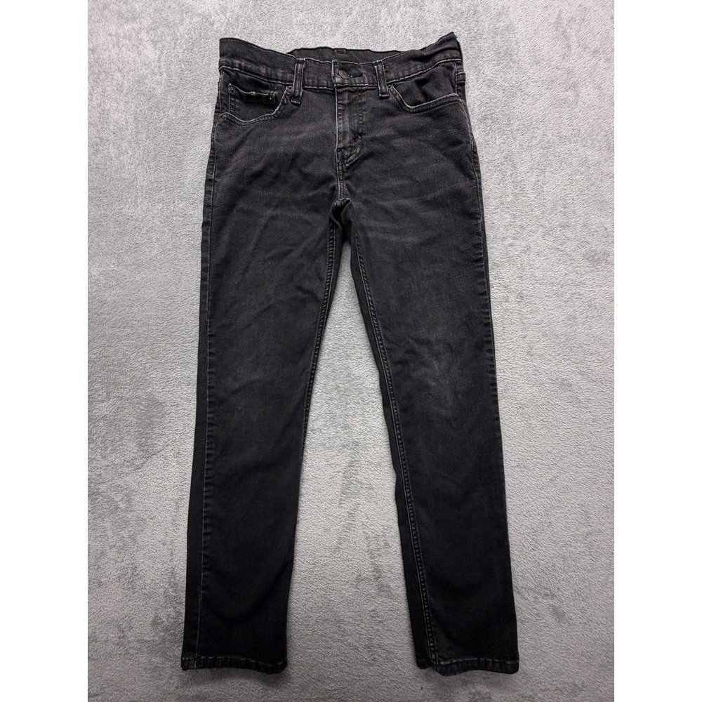 Levis 511 Jeans Mens 30x30 Black Slim‎ Taper Stretch Denim Pants Mid Rise Casual